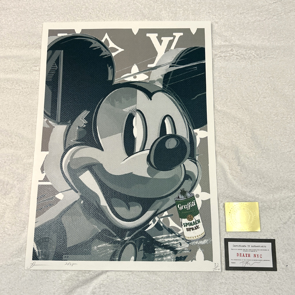DEATH NYC ミッキーマウス(Mickey)アートポスター 未使用 Yahoo!オークション -「death nyc ミッキー」の落札相場・落札価格