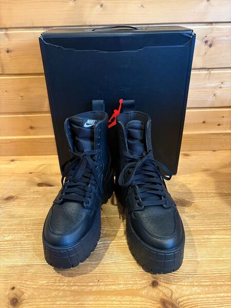 美品 nike wmns air jordan 1 brooklyn 24.5 箱付き NIKE ナイキ AIR JORDAN エアジョーダン スニーカー HIGH