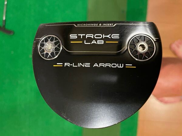 オデッセイ ストロークラボ ブラックシリーズ アールライン アロー ODYSSEY STROKE LAB BLACK SERIES R RINE ARROW 34インチ カバーあり