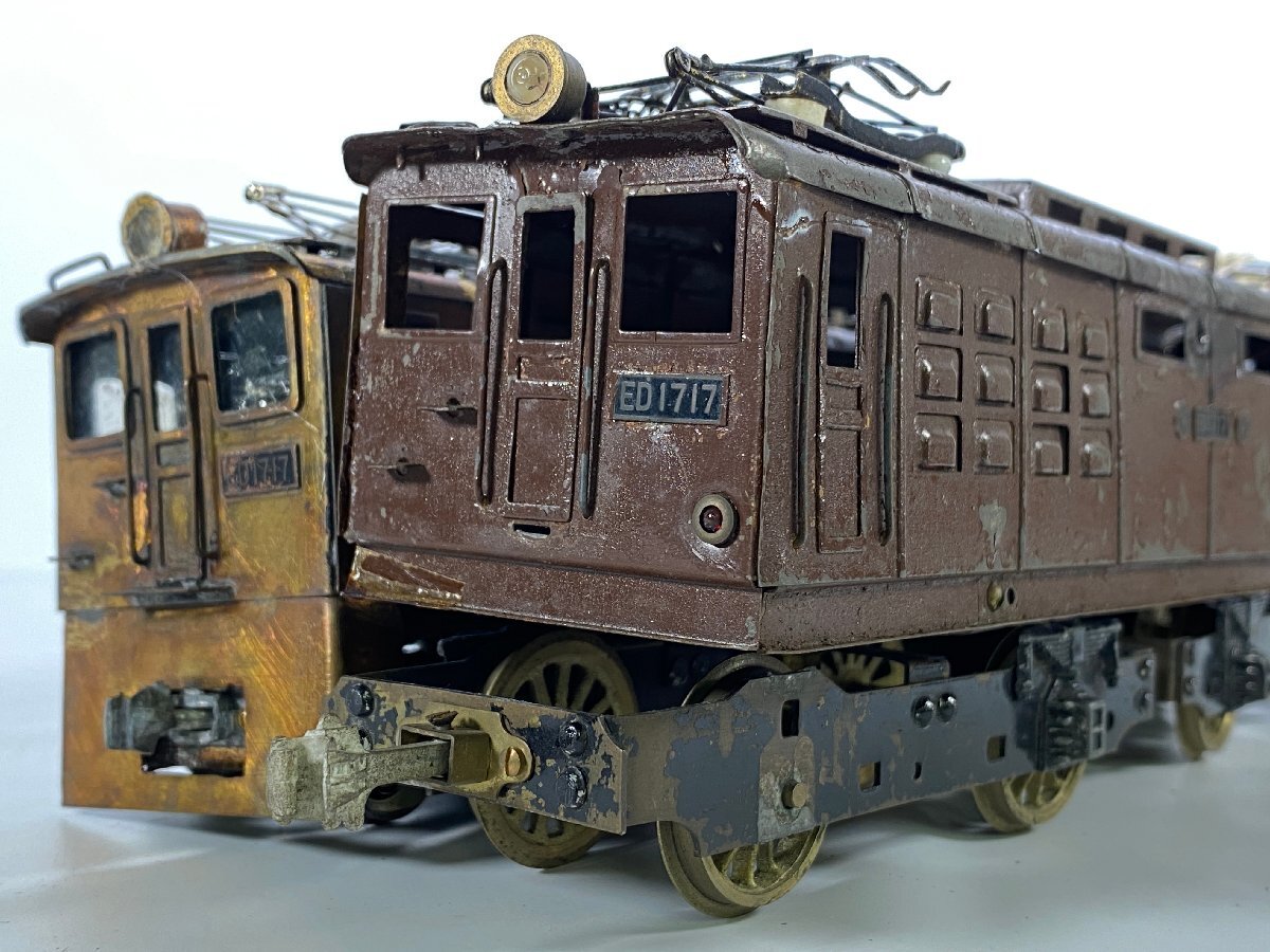 Oゲージ 電気機関車 ED1717 鉄道模型 Yahoo!オークション -「ed17」(Oゲージ) (鉄道模型)の落札相場