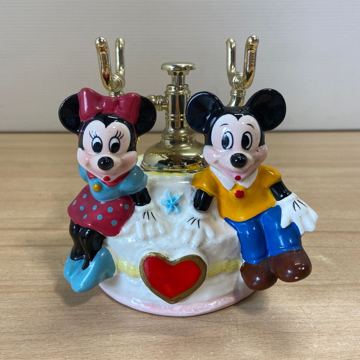 ミッキー、ミニー オルゴール ディズニー ヴィンテージ 人形