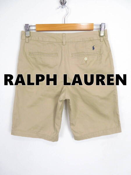 ポロラルフローレン レディース チノショーツ 16 ★ POLO RALPH LAUREN ショートパンツ 短パン ハーフパンツ チノパン ポニー刺 ロゴ