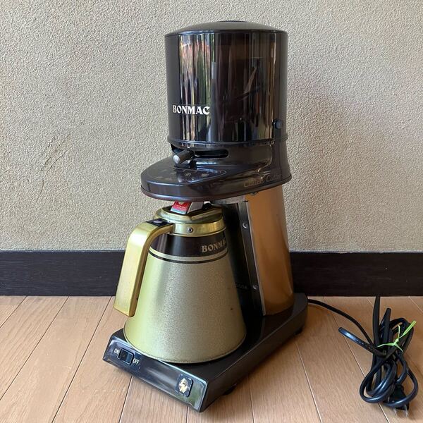 美品 BONMAC BM-550 ボンマック コーヒーミル グラインダー コーヒーカッター 検索 フジローヤル カリタ ハイカットミル R-440