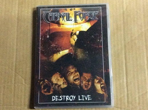 DVD CARNAL FORGE / DESTROY LIVE 送料無料 輸入盤 デスメタル 東京ライヴ 他 即決