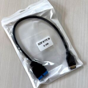 cablecc USB 3.1 フロント パネル ヘッダーから USB 3.0 20Pin ヘッダー延長ケーブル、マザーボード用