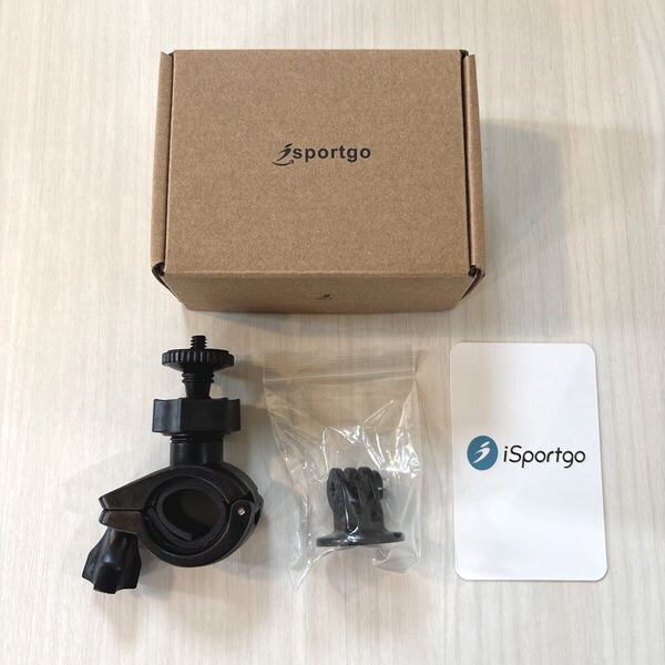 【iSportgo正規品X10】カメラスタンド ハンドル パイプ はさみ込みタイプ(直径範囲:16-32mm)自転車 バイク デジカメマウント Gopro hero等