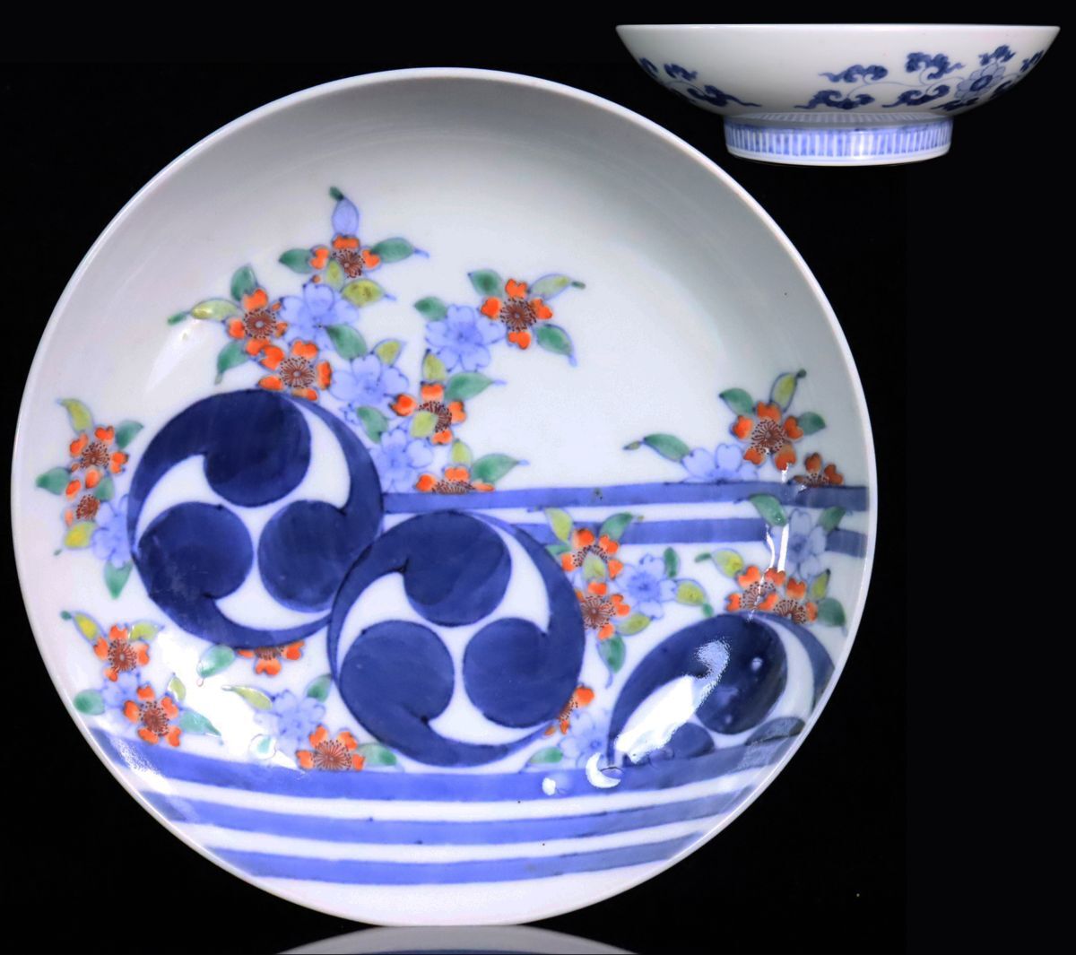古伊万里 古九谷 童子花鳥文 香炉【正保～明暦】 ｜ 古陶磁 大林