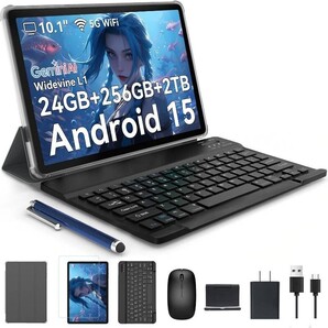 【タブレットPC 10インチ 24GB+256GB】android15 Tabwee T20 Wi-Fiモデル アンドロイド15タブレット