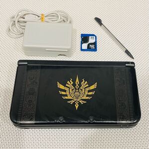 ニンテンドー3DSLL モンスターハンター4スペシャルパック ゴアマガラブラック 本体動作品 送料無料 付属品付き Nintendo 任天堂