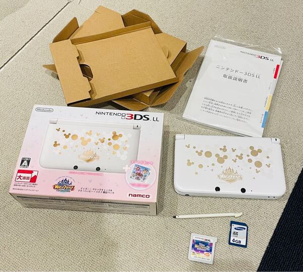 ニンテンドー3DSLL ディズニー マジックキャッスル マイ・ハッピー・ライフ 限定パック 本体動作品 送料無料 Nintendo 任天堂