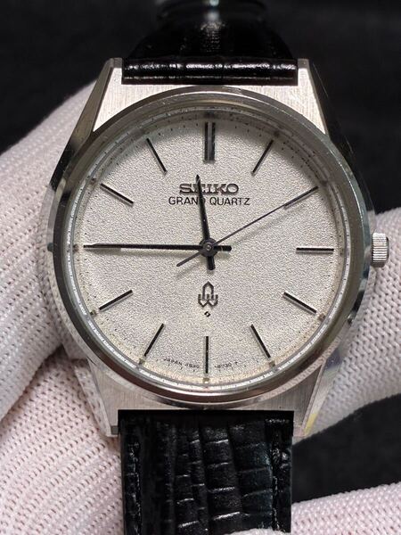 希少 SEIKO セイコー GRAND QUARTZ グランドクォーツ 4840-8041 粗目文字盤 人気ノンデイト クォーツ 稼働品◎