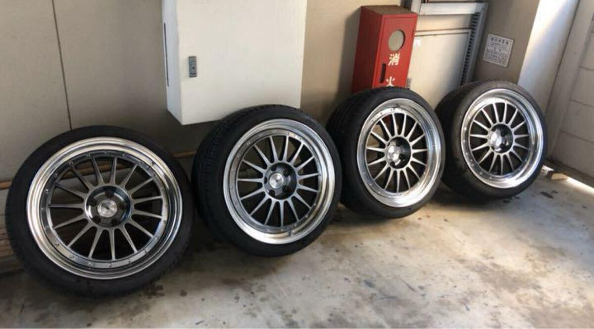 SSR TF1 19インチ　ホイールタイヤセット 3ピース 深リム】SSR プロフェッサー TF1 19in 9J +29 10J +37