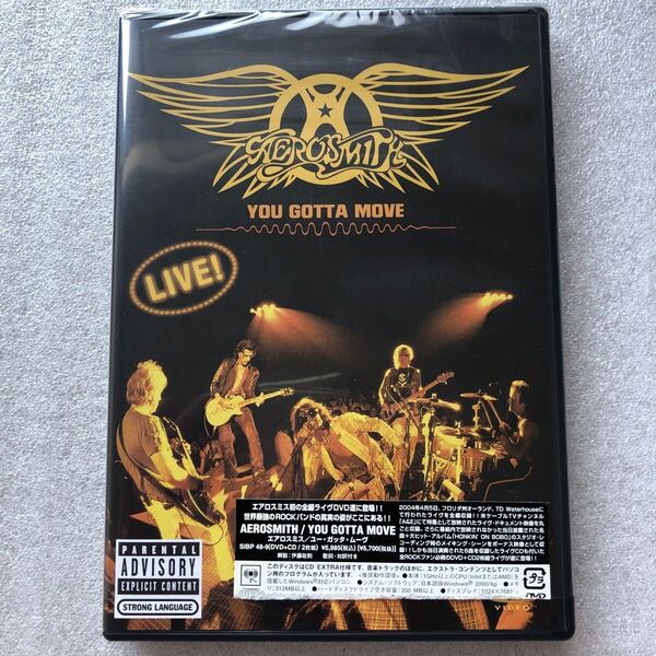 【 洋楽 中古 DVD + CD 2枚組 】美品 エアロスミス AEROSMITH YOU GOTTA MOVE セル版 他多数出品中