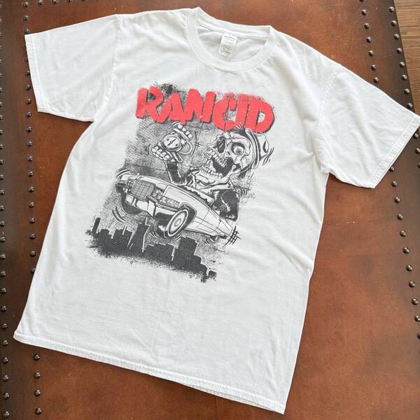 ★ RANCID ランシド 2019 ツアー バンドTシャツ バンド Tシャツ バンT サイズ L 175/88A ホワイト ヴィンテージ ★