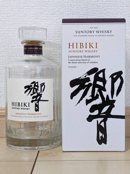 ★☆【空瓶】SUNTORY 響ジャパニーズハーモニー 箱付 未洗浄 700ml 空びん サントリー JAPANESE HARMONY JH☆★