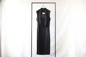 04AW Martin Margiela 1 100％ PURE SILK SLEEVELESS ONE PIECE ノースリーブ ワンピース アーカイブ 初期 ピュアシルク ここのえタグ