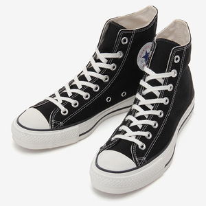  new goods made in Japan Converse canvas all Star J HI black 7.5 -inch 26.0cm