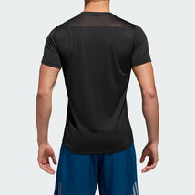 adidas OUN THE RUN Tシャツ メッシュ 黒 S アディダス メンズ クライマクール ランニング ワークアウト トップ リフレクター DX1312_画像7