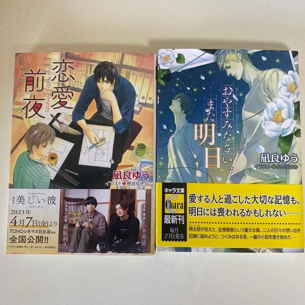 BL小説 凪良ゆう 恋愛前夜 おやすみなさい、また明日 2冊セット