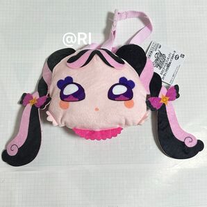 キミとアイドルプリキュア ストラップ付き顔型ぬいぐるみポーチ メロロン