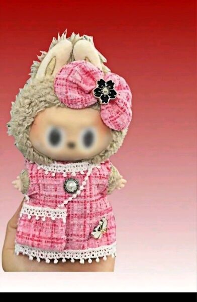 LABUBU服着せ替えラブブぬいぐるみの洋服THEMONSTER服セット17cm