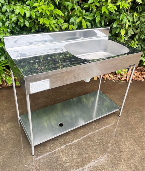アズマ ステンレス1槽シンク 流し台 ポータブルシンク 組み立て式シンク