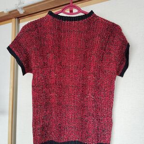 伊太利屋 プリーツ トップス フリーサイズ