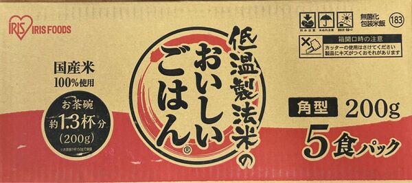 アイリスフーズ パックご飯 200g 40食 アイリスオーヤマ 国産米 レトルト 低温製法米