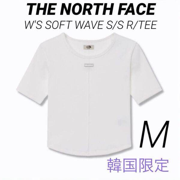 【新品未使用☆韓国限定】ノースフェイス Tシャツ レディース グロップド丈 M 半袖