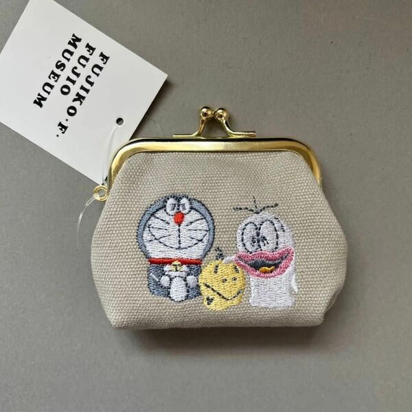 藤子・F・不二雄ミュージアム 刺繍 がま口 ドラえもん オバケのQ太郎 コロ助 チンプイ