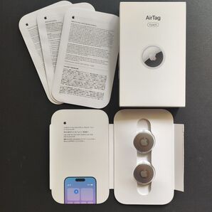 Apple AirTag2個/箱・説明書付 新品未使用