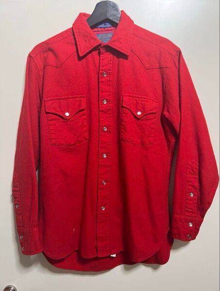 PENDLETON 70s ウエスタンシャツ 古着 vintage 長袖 M 長袖シャツ ウールシャツ
