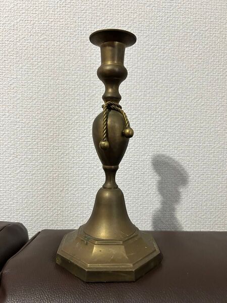 真鍮製 アンティーク 燭台 キャンドルスタンド