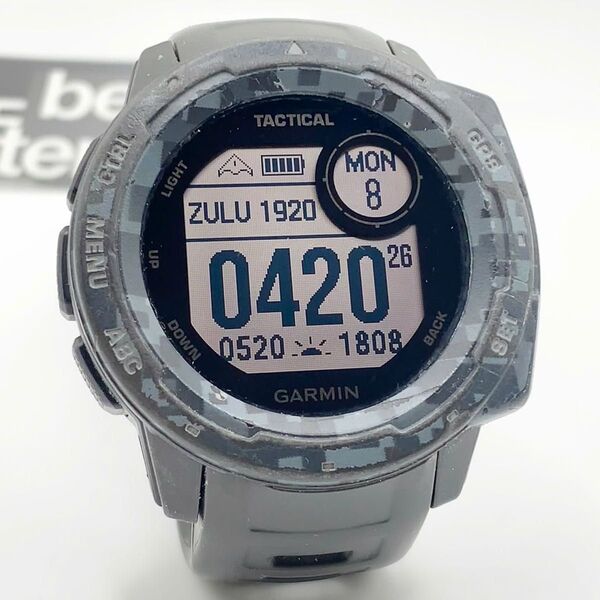 【美品】Garmin ガミン Instinct Tactical (4299)