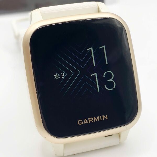 【美品】Garmin ガミン Venu SQ White (2642)