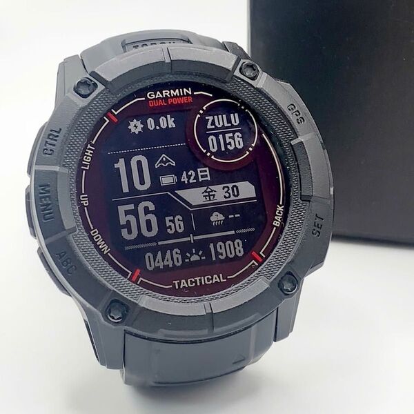 【新品同様】Garmin ガミン Instinct 2X Dual Power Tactical (2047)