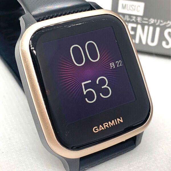 【美品】Garmin ガミン Venu SQ Music Black (1475)