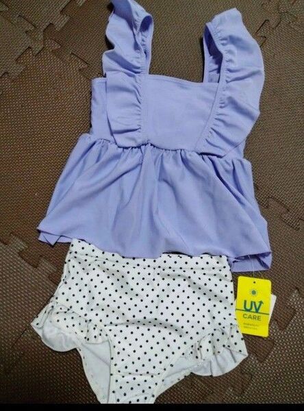 ブランシェス プティマイン 120 水着 新品未使用品 ラベンダー 女の子 スイムウェア 130