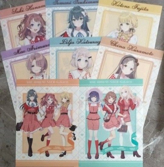 学園アイドルマスター クリアファイル 全種類8枚セット