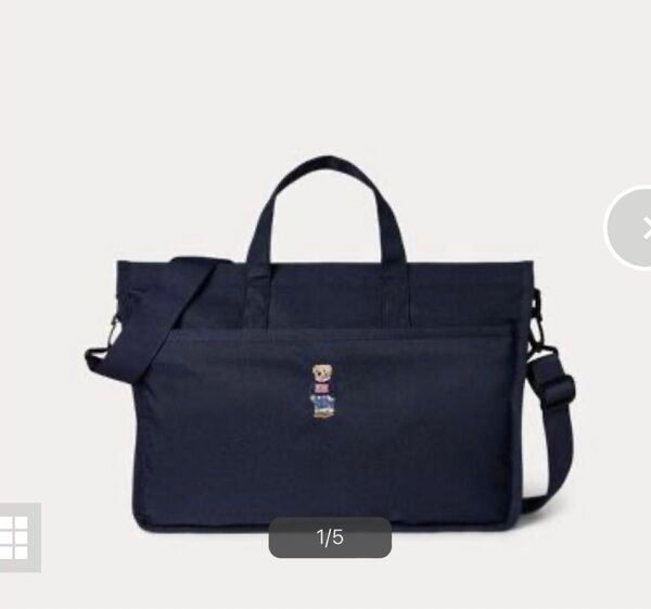 ポロラルフローレン Polo ベア メッセンジャー バッグ ショルダーバッグ ショルダーバッグ ネイビー トートバッグ