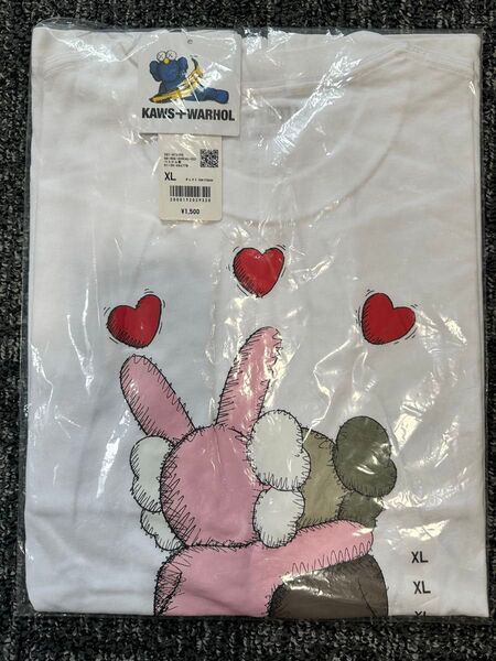 UNIQLO KAWS WARHOL コラボTシャツ XLサイズ 新品未開封
