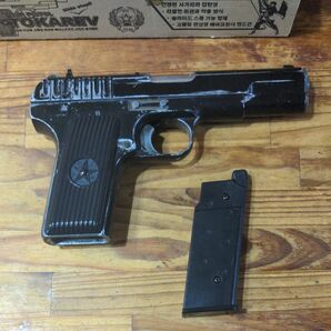 トイスター トカレフ TT-33 18禁 エアコッキング ハンドガン バトルダメージ塗装 スライドストップ