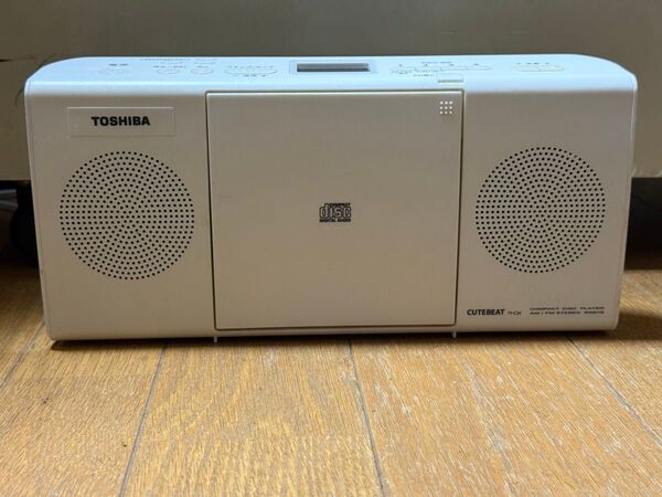 TOSHIBA CDラジオ TY-C24(W) 修理済動作品 本体のみ