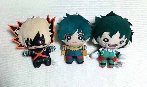 ヒロアカ ヒーローアカデミア ちみっともぬいバッジ 緑谷出久 にとたん 爆豪勝己 ぬいぐるみ
