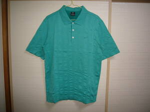 ナイキ ゴルフ NIKE GOLF シャドーストライプ半袖シャツ 緑 Lサイズ