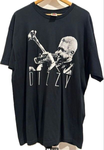 madeinUSA GEARINCディジーガレスピーフルーツT2XL ブラック 90s 古着 プリントTシャツ ヴィンテージ