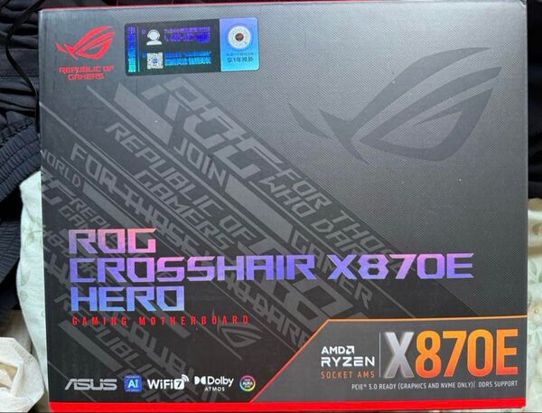 ASUS ROG X870E HERO 動作確認済 グラフィックボード支え付き