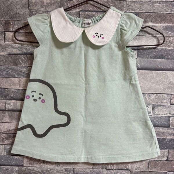 ベビー服 ワンピース 女の子 半袖 襟付き ベビー 赤ちゃん 80 80サイズ 綿 綿100 シナぷしゅ バースデイ 水色 夏服