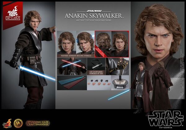 未開封 ホットトイズ【ムービー・マスターピース DX アルチザン】 『スター・ウォーズ エピソード3』 アナキン・スカイウォーカー