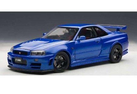 1/18 オートアート 77354 ダイキャスト 日産 ニスモ R34 スカイライン GT-R Z-TUNE ベイサイドブルー